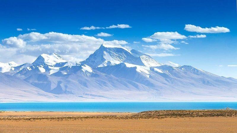 Mount Kailash with Mansarovar Lake 